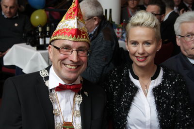 Bild vergrößern: Bürgermeister Gerd Muhle mit Ehrengast Silvia Breher