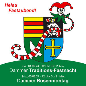 Bild vergrößern: Dammer Traditions-Fastnacht und Dammer Rosenmontag am 04./05.02.2024